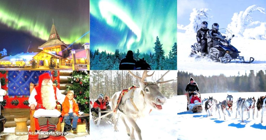 Voyage Laponie Père Noël Village Officiel Père Noël, séjour Finlande tout compris 2024 2025